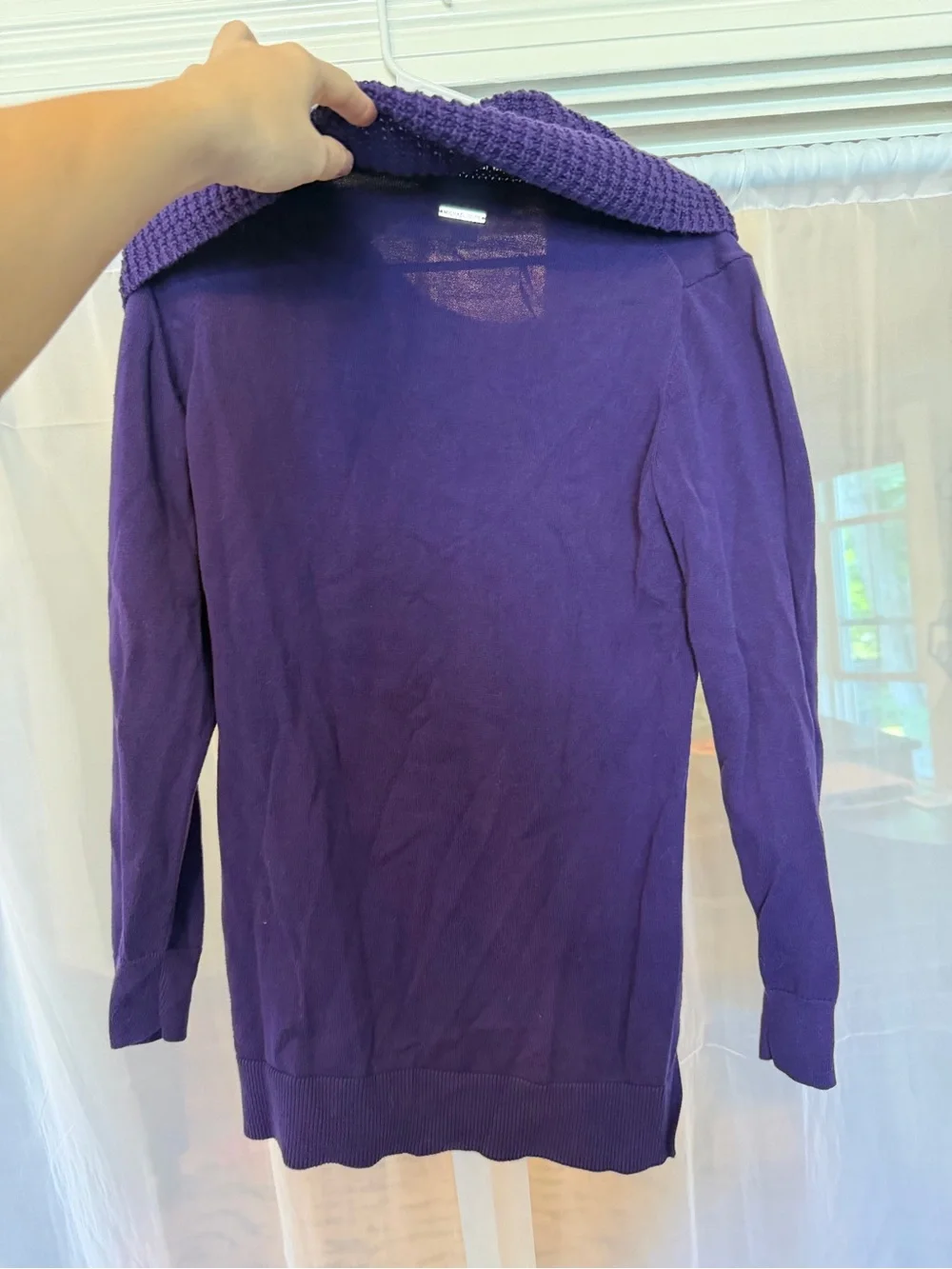 Michael Kors Purple Cowl Neck Sweater